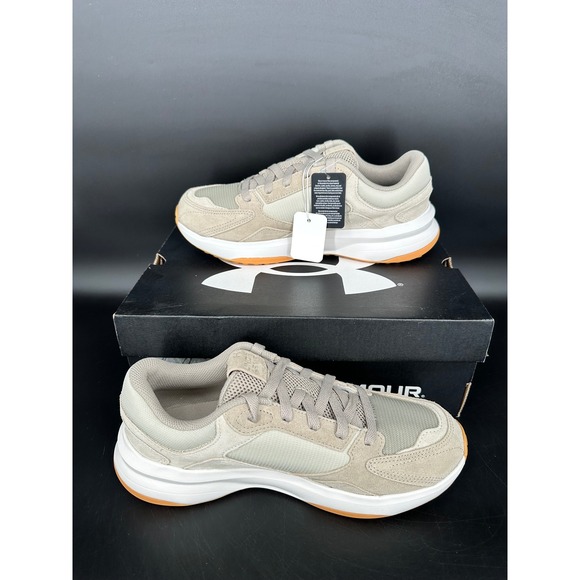 Under Armour UA Edge Suede Mens 8.5 Brown Tan Running‎ Shoes 3027731-201 New Box main image 7